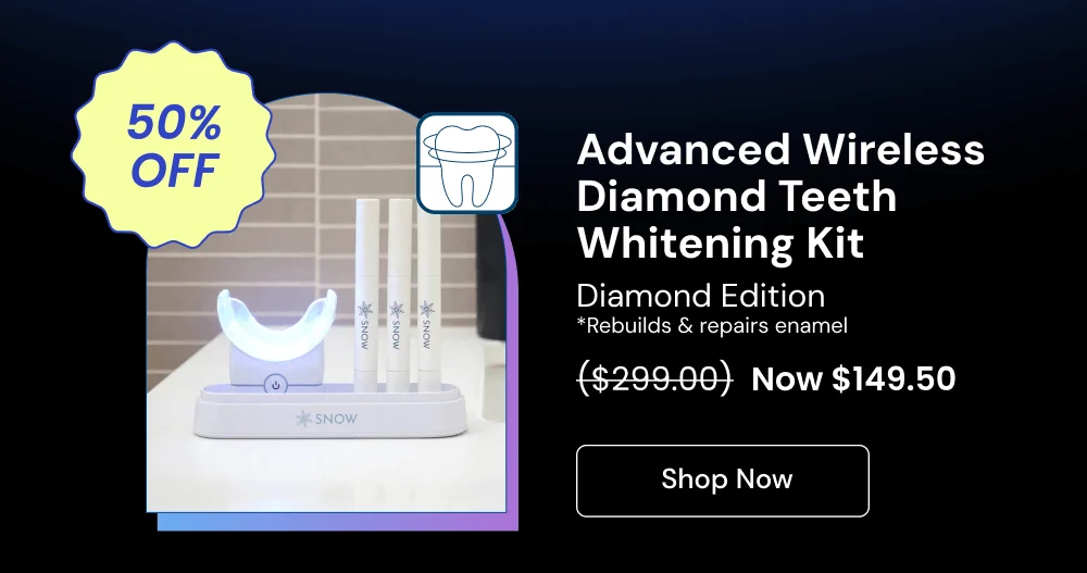 Advanced Wireless Diamond Teeth Whitening Kit. Only $149.50 [SHOP NOW]