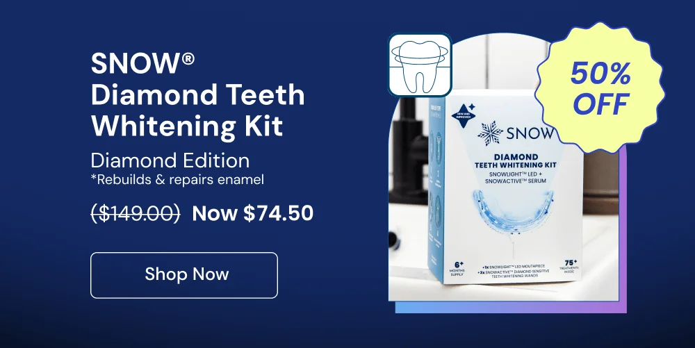 SNOW® Diamond Teeth Whitening Kit. Only $74.50 [SHOP NOW]
