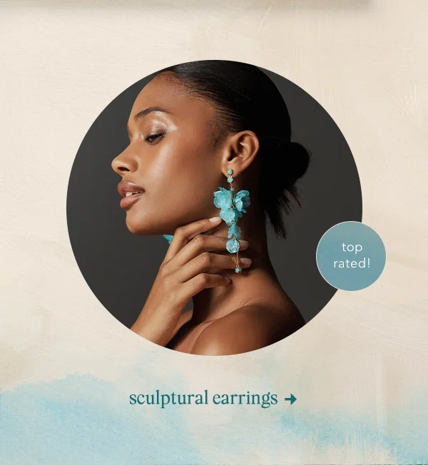 Sculptural earrings