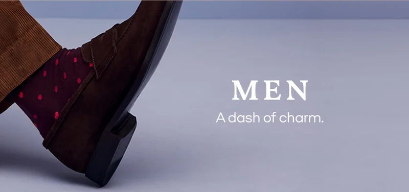 MEN A dash of charm.