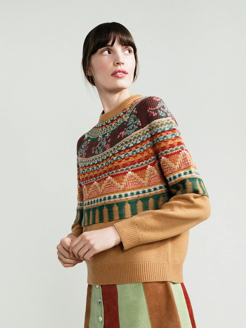 Image of Mabel Fairisle Pullover