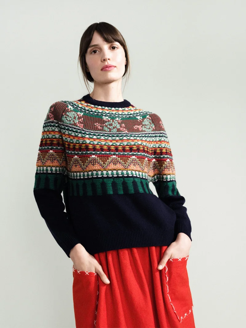 Image of Mabel Fairisle Pullover