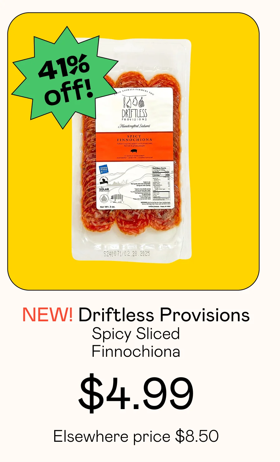 Spicy Sliced Finnochiona