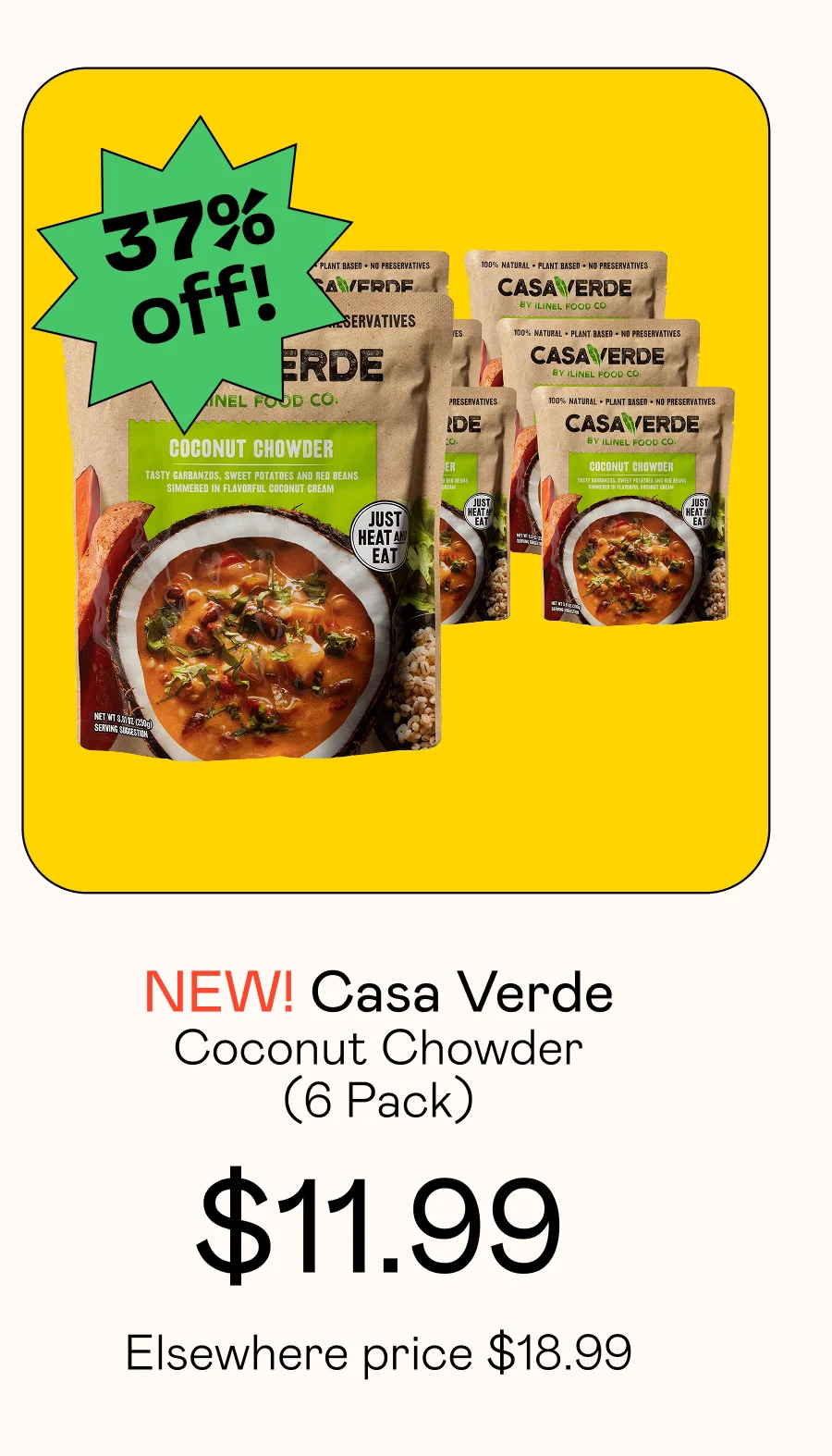 Coconut Chowder (6 Pack)
