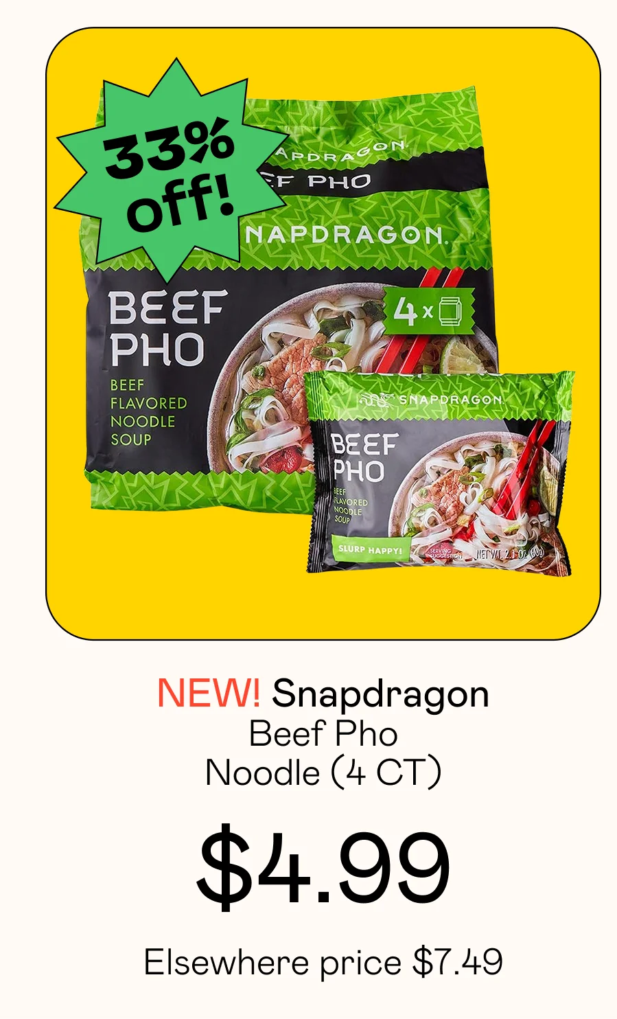 Beef Pho Noodle (4 CT)