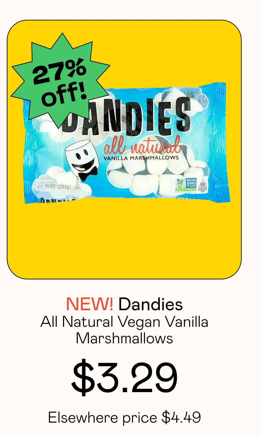 All Natural Vegan Vanilla Marshmallows