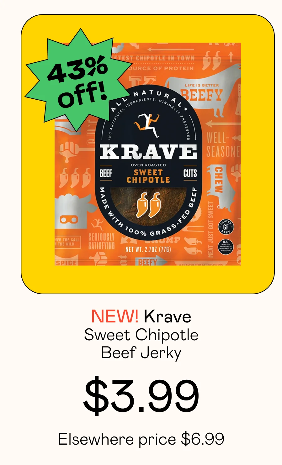 Sweet Chipotle Beef Jerky