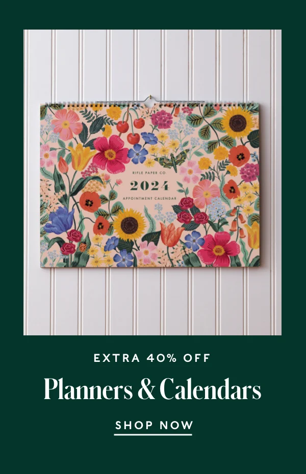Extra 40% Off Planners and Calendars