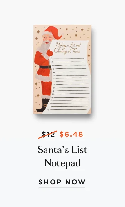 Santa's List Notepad