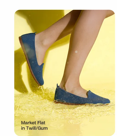 Market Flat in Twill/Gum