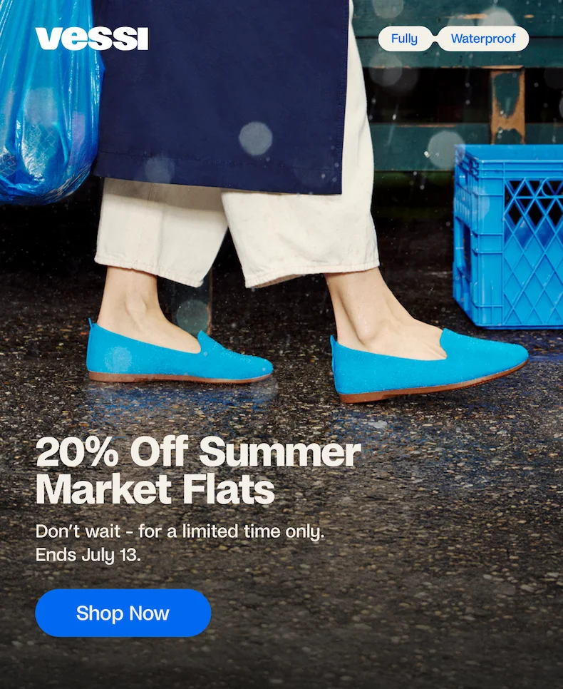 20% Off Summer Market Flats