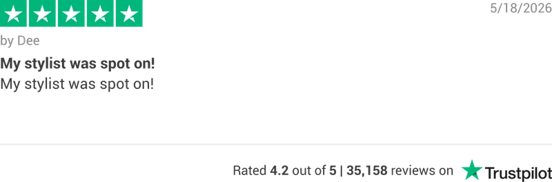 Trustpilot rating banner