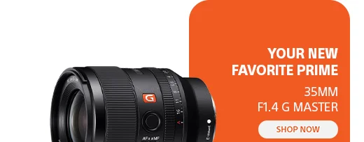 Your new favorite prime | 35mm f1.4 G Master | Shop now