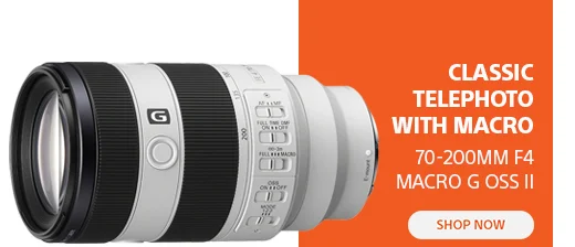 Classic telephoto with macro | 70-200mm f4 Macro G OSS II | Shop now