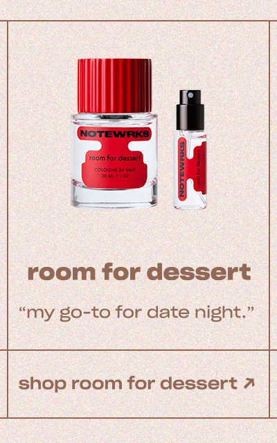 room for dessert: "my go-to for date night."