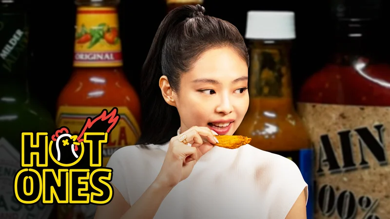 JENNIE on Hot Ones.