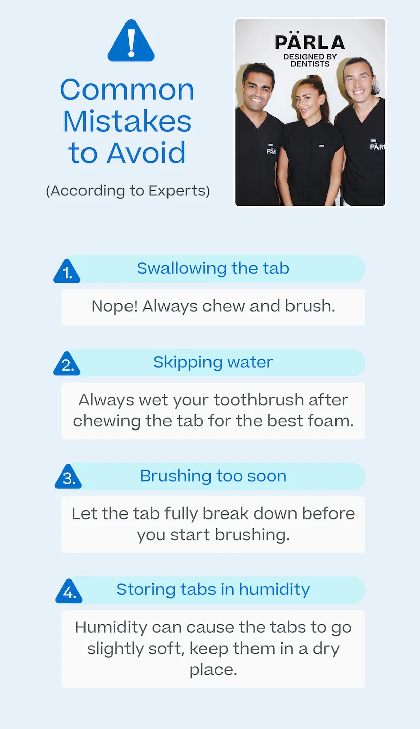 Common mistakes to avoid.