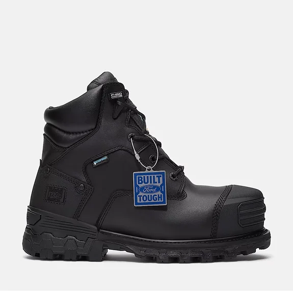 Men's Timberland PRO® x Ford Boondock Black 6-inch Waterproof Work Boot