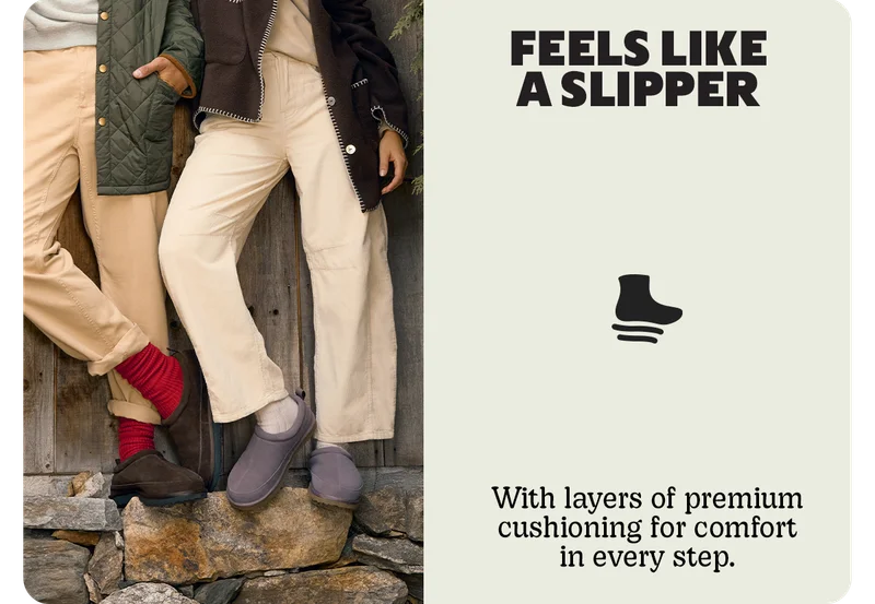 FEELS LIKE A SLIPPER | With layers of premium cushioning for comfort in every step