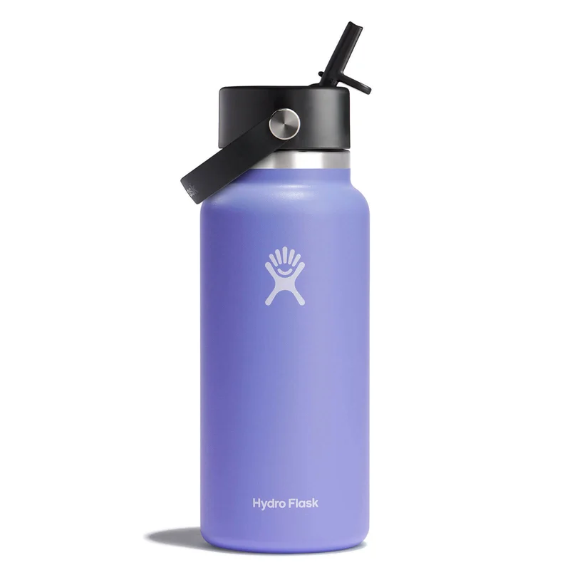 Image of 32 oz Wide Mouth w/ Flex Straw Cap - Lupine