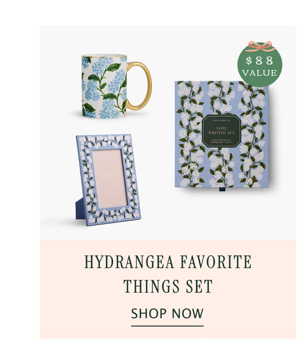 Hydrangea Favorite Things Set