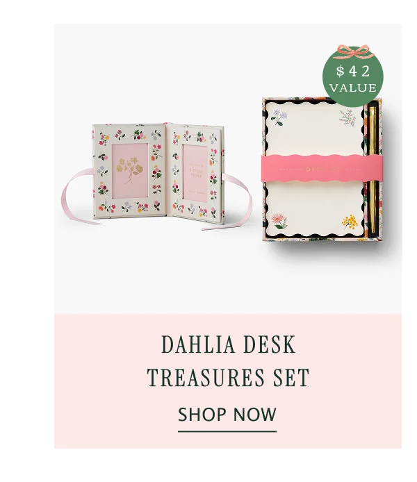 Dahlia Desk Treasures Set