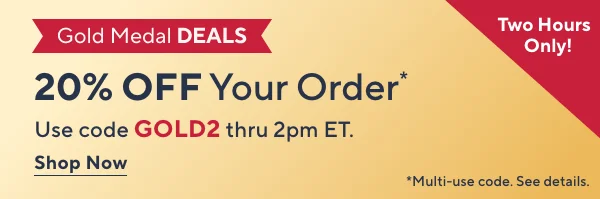 20% off your order*