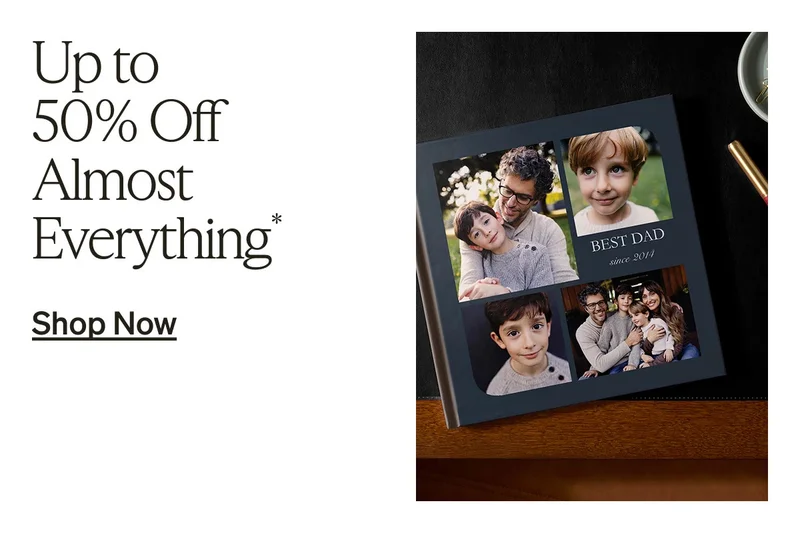 Up to 50% off almost everything + Free Prints!