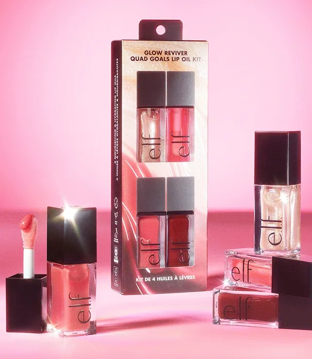Glow reviver quad goals lip oil kit Glow reviver quad goals lip oil kit