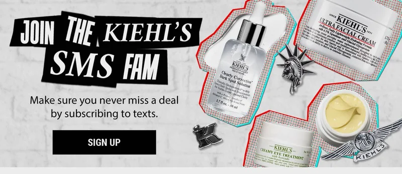 Join The Kiehls SMS Fam