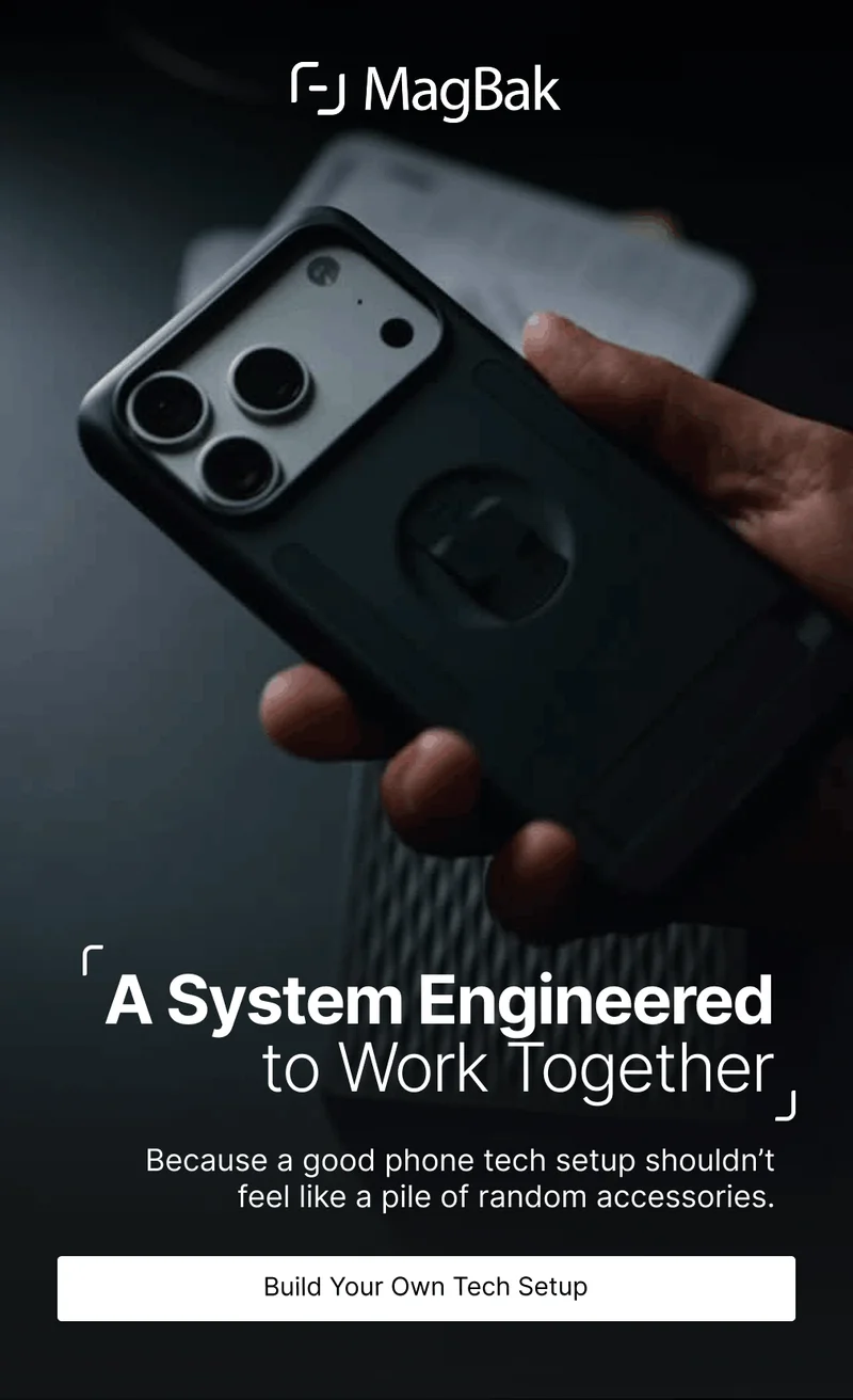 A System Engineered to Work Together Because a good phone tech setup shouldn’t feel like a pile of random accessories. Build Your Own Tech Setup