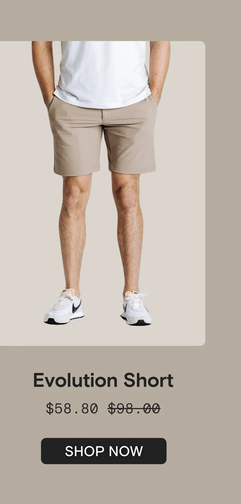 Evolution Short - Sand