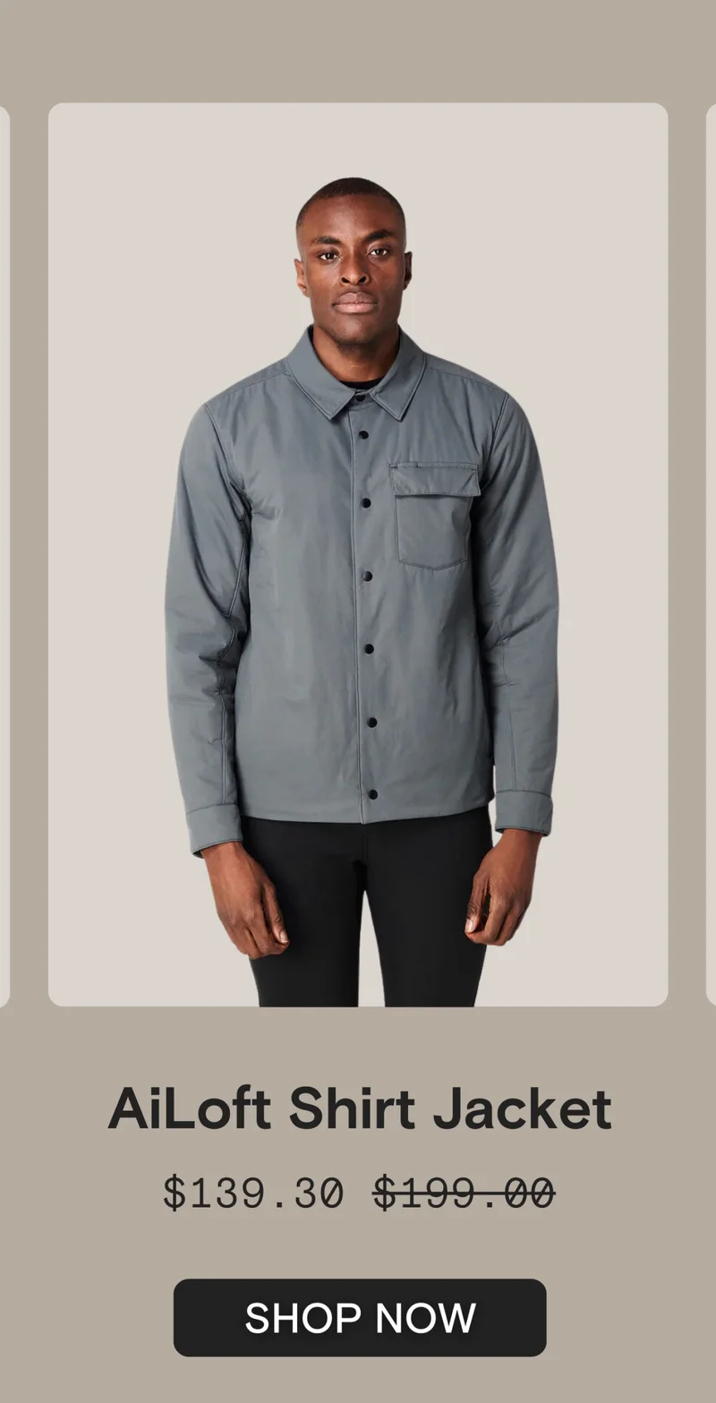 AirLoft Shirt Jacket - Blue Grey