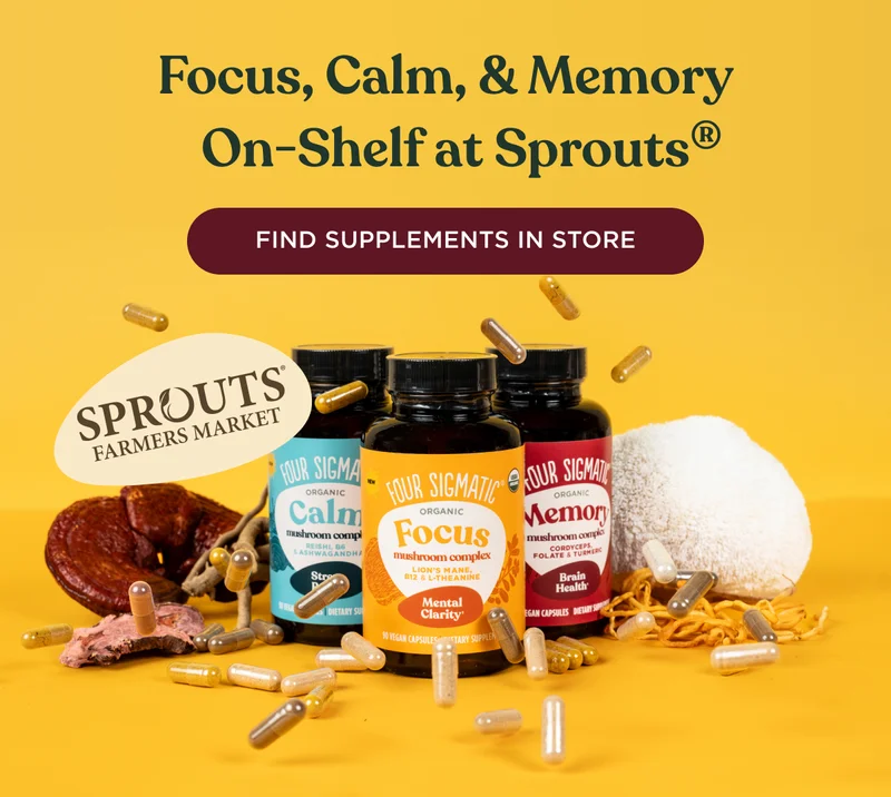 Focus, Calm, & Memory On-Shelf at Sprouts - SUPPLEMENTS IN STORE