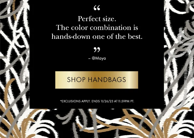 SHOP HANDBAGS