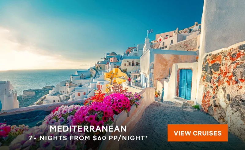 Mediterranean – 7+ Nights – Click to View Cruises & Book Now