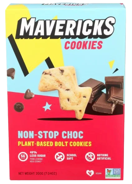 Image of Mavericks Plant Based Bolt Cookies - Non-Stop Choc