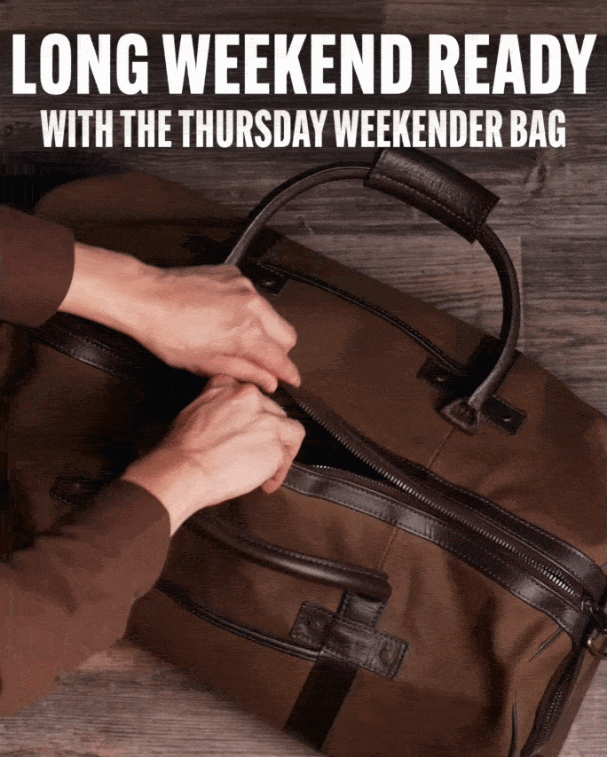 Long Weekend Ready With The Thursday Weekender Bag
