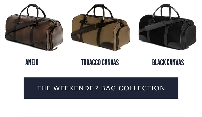 The Weekender Bag Collection