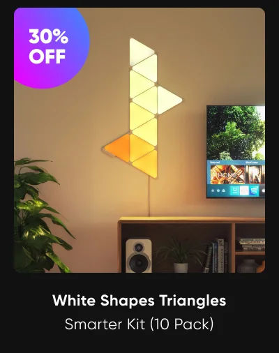 White Shapes Triangles Smarter Kit (10 Pack)