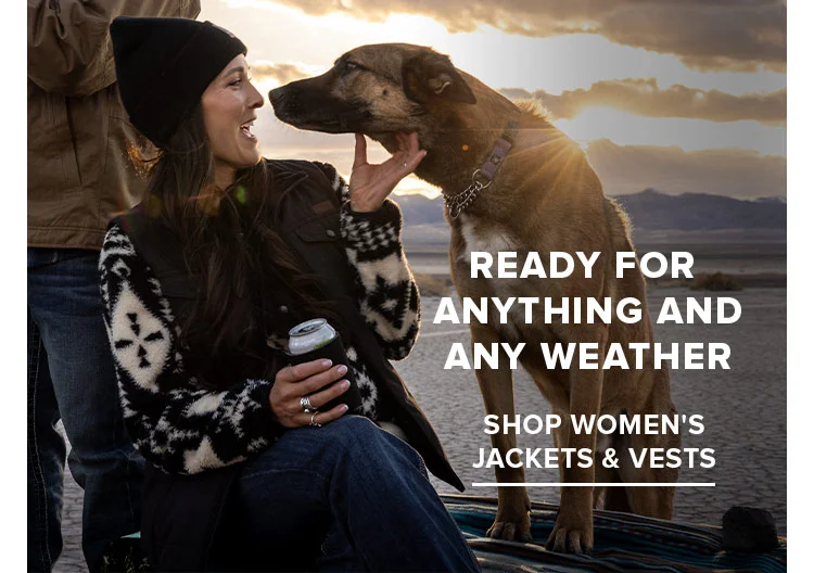 READY FOR ANYTHING AND ANY WEATHER | SHOP WOMEN'S JACKETS AND VESTS