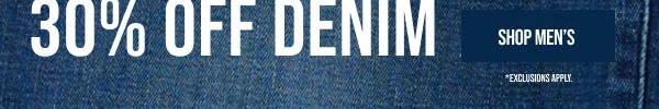 30% off Denim Shop Men's