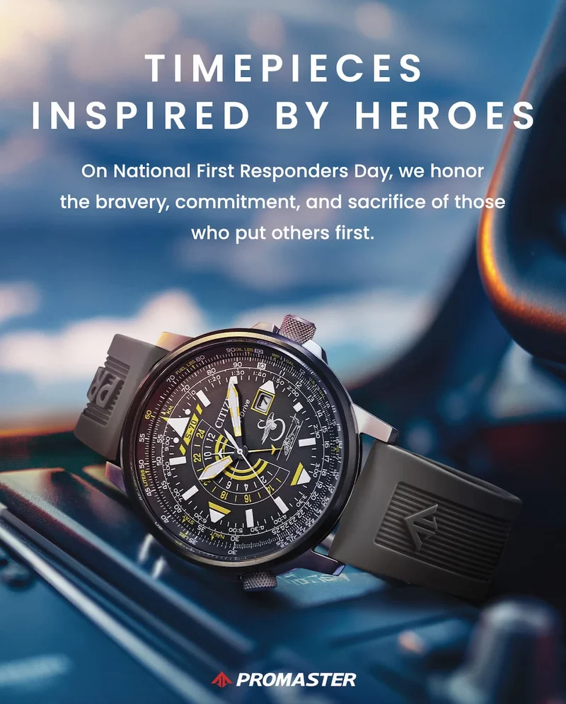 Timepieces Inspired by Heroes. On National First Responders Day, we honor  the bravery, commitment, and sacrifice of those who put others first.