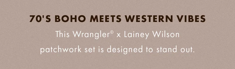 70's boho meets western vibes