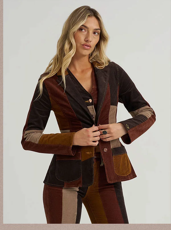 Wrangler x Lainey Wilson Patchwork Blazer