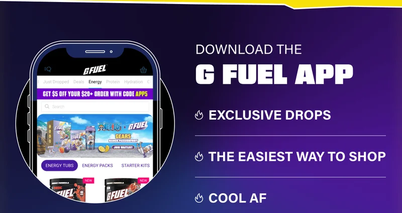 Download the G FUEL App