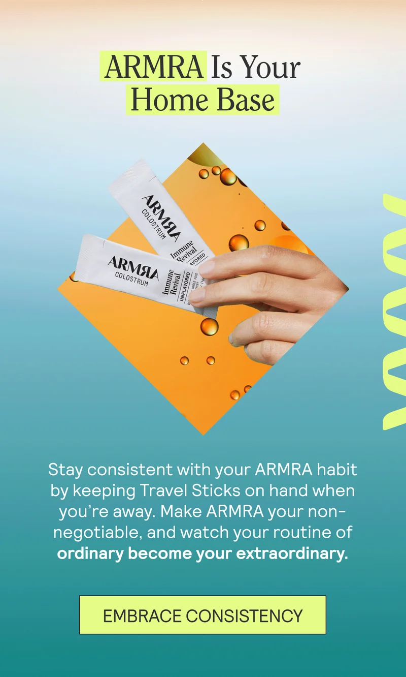 LOVE IT! “Super easy to stay consistent due to the packs that you may just throw in your purse or bookbag. Consistency is key for me and if it is not easy and convenient, I will not stick to anything. ARMRA has been a part of my daily routine for about 45 days. My gut already feels better.” Heather B.