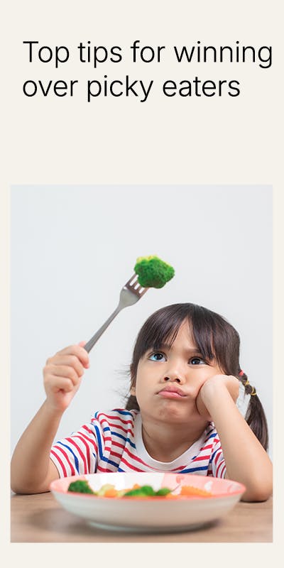 Tips for feeding picky eaters
