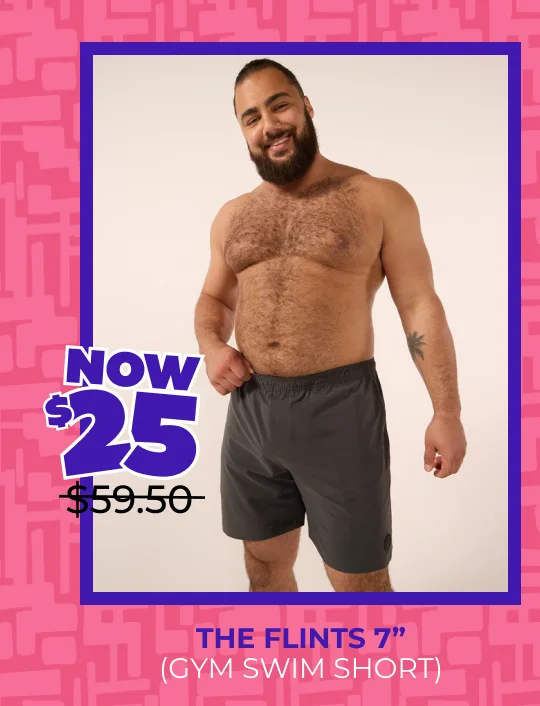 Gym Swim Short: The Flints 7"
