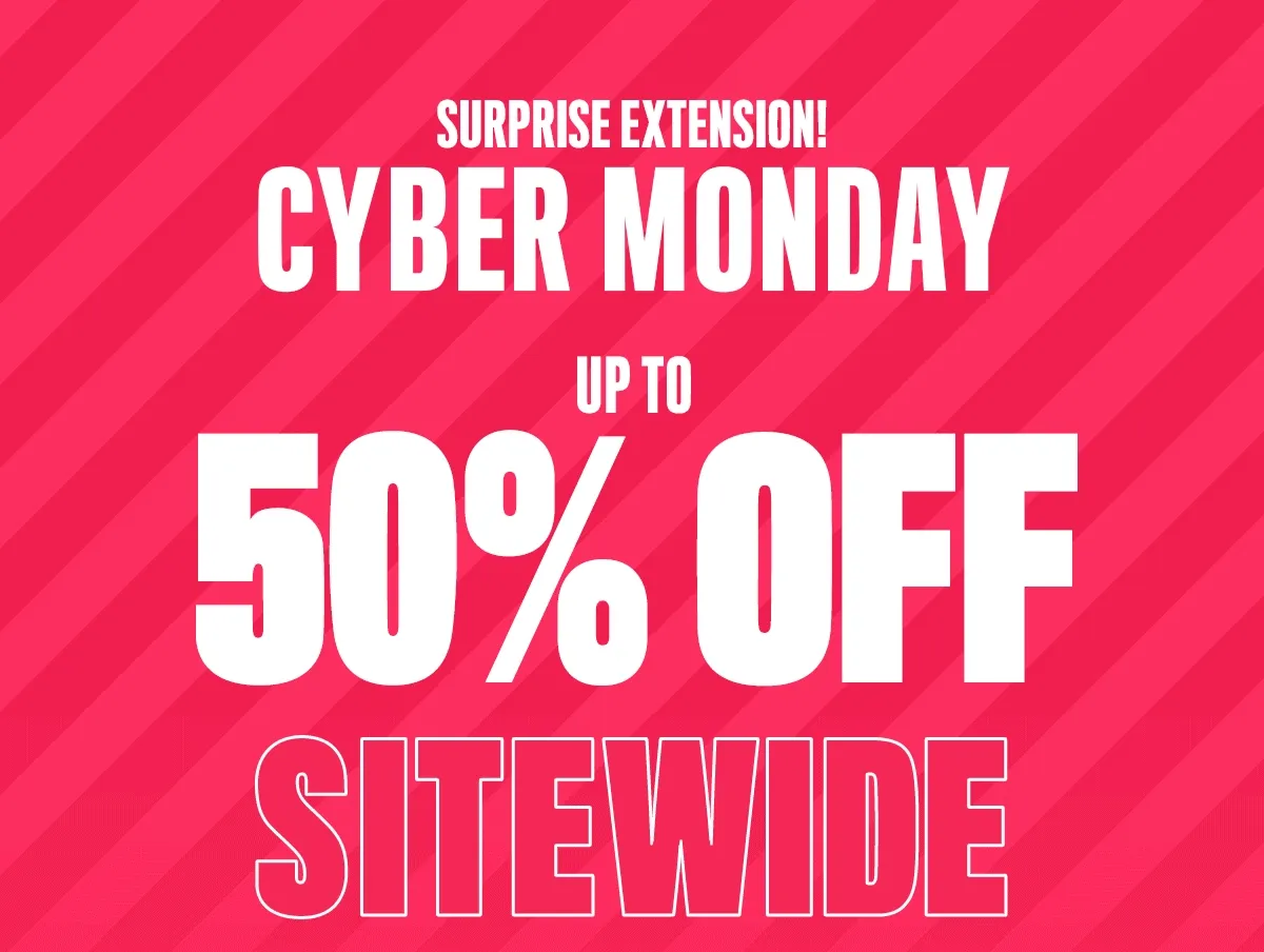 Up to 50% OFF SITEWIDE